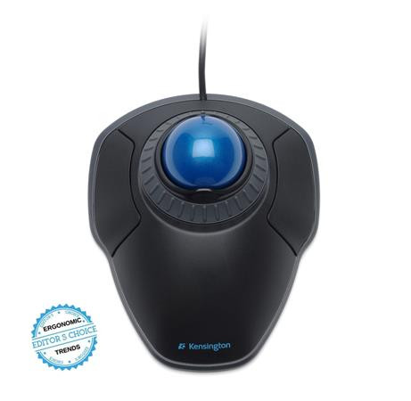 Egér, vezetékes, optikai, trackball, USB, KENSINGTON Orbit® Trackball (BME72337)
