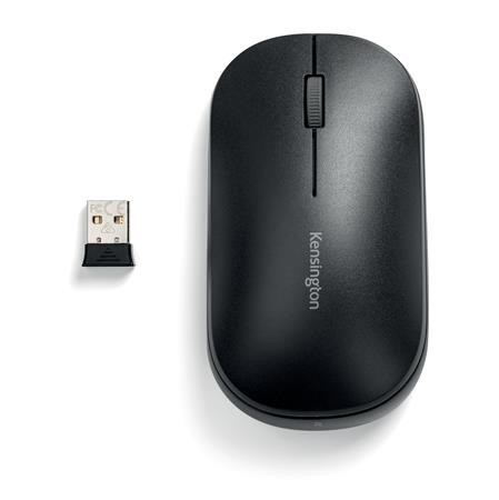 Egér, vezeték nélküli, optikai, KENSINGTON SureTrack™ Dual, fekete (BME75298)