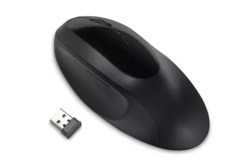 Egér, vezeték nélküli, optikai, vertikális, KENSINGTON Pro Fit&reg; Ergo (BME75404)