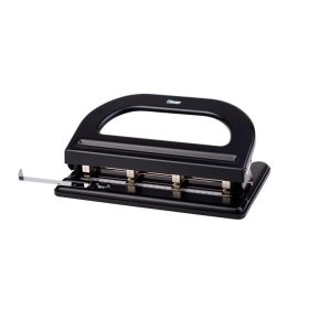   Lyukasztó, nagyteljesítményű, négylyukú, 30 lap, BOXER 988, fekete (BOX988FK)