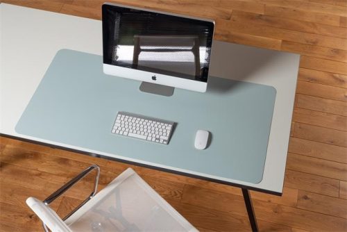 Könyökalátét, PP, 120x60 cm, RS OFFICE, Puro Sens Stijl Soft Aqua (BRDESKP120A)