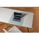 Könyökalátét, PP, 60x60 cm, RS OFFICE, Puro Sens Stijl Soft Aqua (BRDESKP60A)