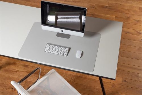 Könyökalátét, PP, 90x60 cm, RS OFFICE, Puro Sens Stijl Stone White (BRDESKP90W)