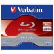 BD-RE BluRay lemez, kétrétegű, újraírható, 50GB, 2x, 1db, normál tok, VERBATIM (BRVU-2DL)