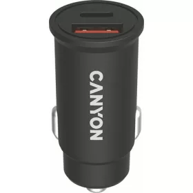   Autós töltő, USB-C/USB-A, QC 3.0 18W, PD 30W, CANYON C-20B03 (CAC20B03)