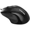 Egér, vezetékes, optikai, USB, CANYON M-6, fekete (CACMS6)