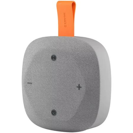 Hangszóró, hordozható, Bluetooth 5.3, CANYON Hexagon 10, szürke-narancs (CAHHX10GO)
