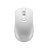 Egér, vezeték nélküli, optikai, USB, újratölthető, CANYON MW-18, fehér (CAMSW18W)