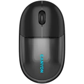   Egér, vezeték nélküli, dual-mode kapcsolat, optikai, CANYON OnClick 24, fekete (CASW24B)