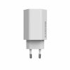 Hálózati töltő, 1xUSB-A, 2xUSB-C, 65W, CANYON Hexagon 65, fehér (CATHX65W)