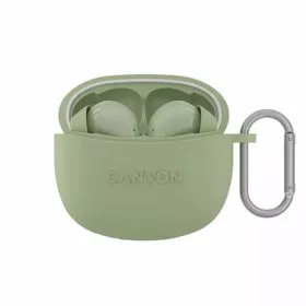   Fülhallgató, TWS vezeték nélküli, Bluetooth 5.3, CANYON TWS-5, zöld (CATWS5GR)