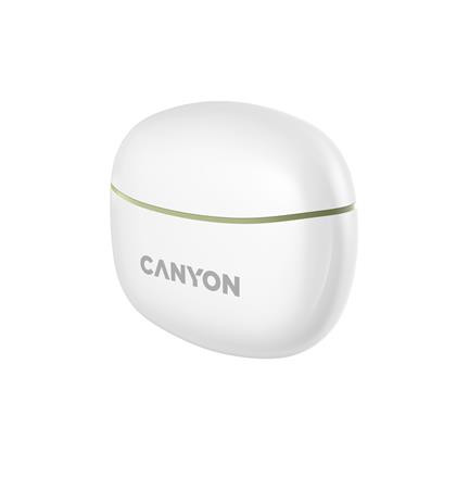 Fülhallgató, TWS vezeték nélküli, Bluetooth 5.3, CANYON TWS-5, zöld (CATWS5GR)