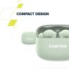 Fülhallgató, TWS vezeték nélküli, Bluetooth 5.4, CANYON OnGo 9, zsálya (CATWS9G)