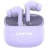 Fülhallgató, TWS vezeték nélküli, Bluetooth 5.4, CANYON OnGo 9, levendula (CATWS9P)