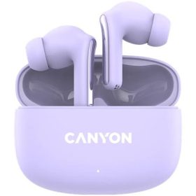   Fülhallgató, TWS vezeték nélküli, Bluetooth 5.4, CANYON OnGo 9, levendula (CATWS9P)