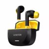 Fülhallgató, TWS vezeték nélküli, Bluetooth 5.4, CANYON Hexagon 7, fekete-sárga (CATWSHX7B)