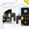 Fülhallgató, TWS vezeték nélküli, Bluetooth 5.4, CANYON Hexagon 7, fekete-sárga (CATWSHX7B)