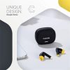 Fülhallgató, TWS vezeték nélküli, Bluetooth 5.4, CANYON Hexagon 7, fekete-sárga (CATWSHX7B)