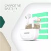 Fülhallgató, TWS vezeték nélküli, Bluetooth 5.4, CANYON Hexagon 7, fehér-bézs (CATWSHX7W)