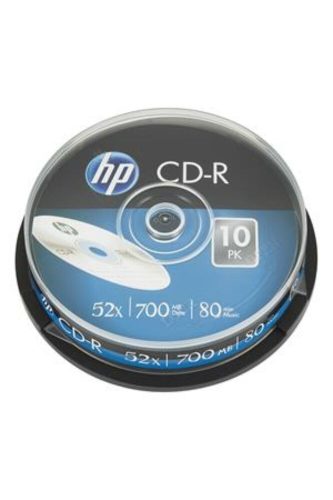 CD-R lemez, 700MB, 52x, 10 db, hengeren, HP (CDH7052B10)