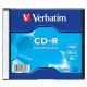 CD-R lemez, 700MB, 52x, 1 db, vékony tok, VERBATIM DataLife (CDV7052V1DL)