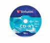 CD-R lemez, 700MB, 52x, 10 db, zsugor csomagolás, VERBATIM DataLife (CDV7052Z10DL)