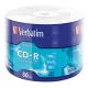 CD-R lemez, 700MB, 52x, 50 db, zsugor csomagolás, VERBATIM DataLife (CDV7052Z50DL)