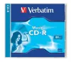 CD-R lemez, 700MB, 80min, 16x, 1 db, normál tok, VERBATIM Live it! (CDVA80L)