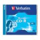 CD-R lemez, 700MB, 80min, 16x, 1 db, normál tok, VERBATIM Live it! (CDVA80L)