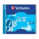 CD-R lemez, 700MB, 80min, 16x, 1 db, normál tok, VERBATIM Live it! (CDVA80L)