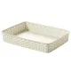 Rattan hatású kosár, A4, törtfehér, CURVER My Style (CSCMS1)