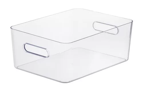 Műanyag tárolódoboz, 15,4 liter, SMARTSTORE Compact Clear L, átlátszó (CSDSMART14)