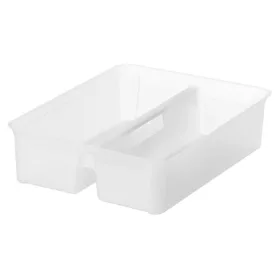   Kivehető rendező- és tárolóelem Classic 15 dobozhoz, 2 rekeszes, fogantyúval, SMARTSTORE, átlátszó (CSDSMART45)