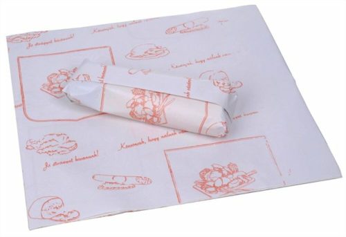Húscsomagoló papír, íves, 30x30 cm, 5 kg (CSPH5)