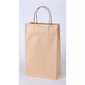 Bortartó papírtasak, 2-es, sodortfüles, natúr (CSW02)