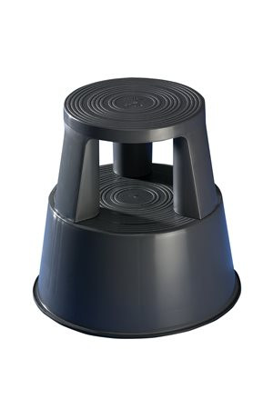 Gurulós polipropilén zsámoly, WEDO sötétszürke (CSW2212)