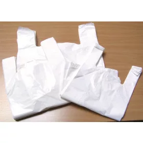 Ingvállas tasak, fehér, 32x8x55 cm (CSZI02)