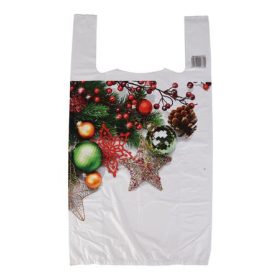 Ingvállas tasak, 28x8x50 cm, Boldog karácsonyt (CSZI13)