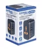 Utazóadapter, univerzális,  DONAU Travel 205, fekete (D13741831)