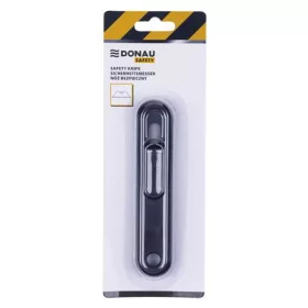  Univerzális kés, cserélhető pengével, 18 mm, DONAU Safety, fekete (D1574493105)
