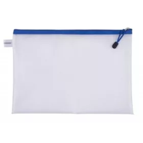   Rendszerező tasak, cipzáras, A4, 343x246 mm, DONAU, kék (D1798101PL10)