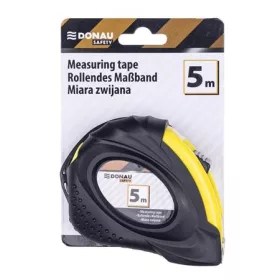   Mérőszalag, 5 m x 19 mm, DONAU Safety, fekete-sárga (D1821535199)
