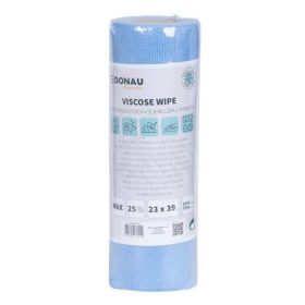   Törlőkendő, univerzális, 25 db, 23x39cm, DONAU Home, kék (D2203515601)