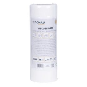   Törlőkendő, univerzális, 25 db, 23x39cm, DONAU Home, fehér (D2203515614)
