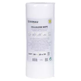   Törlőkendő, univerzális, 50 db, 25x39 cm, DONAU Home, fehér (D2203614314)