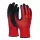 Védőkesztyű, latex, DONAU Safety, 10/XL méret, piros (D3202112110)