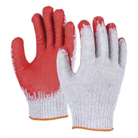   Védőkesztyű, textil, DONAU Safety, 10/XL, piros (D3202212104)