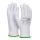 Szerelőkesztyű, PU, DONAU Safety, 11/XXL méret, fehér (D3203132111)
