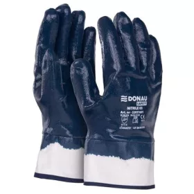   Szerelőkesztyű, nitril, DONAU Safety 03, 10/XL méret, sötétkék (D3205163110)
