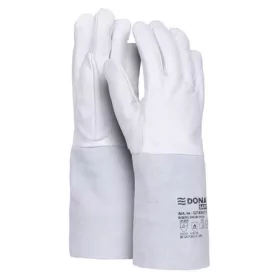   Védőkesztyű, TIG, kecskebőr, DONAU Safety , 10/XL méret, fehér-szürke (D3218363110)